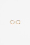 Aros acero extra small dorado