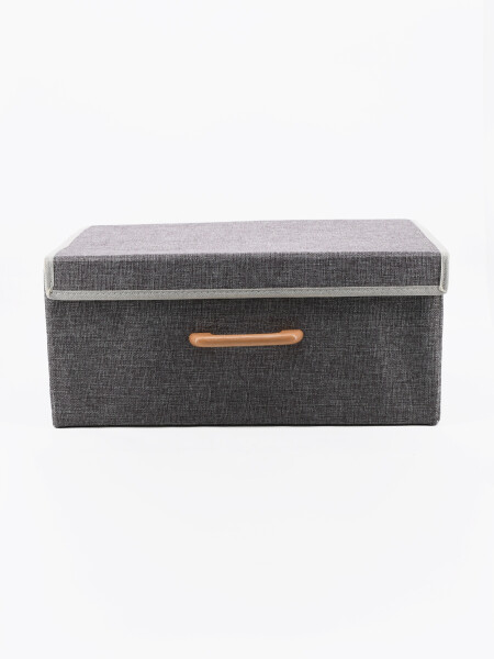 ORGANIZADOR TIPO CAJA TAPA GRIS