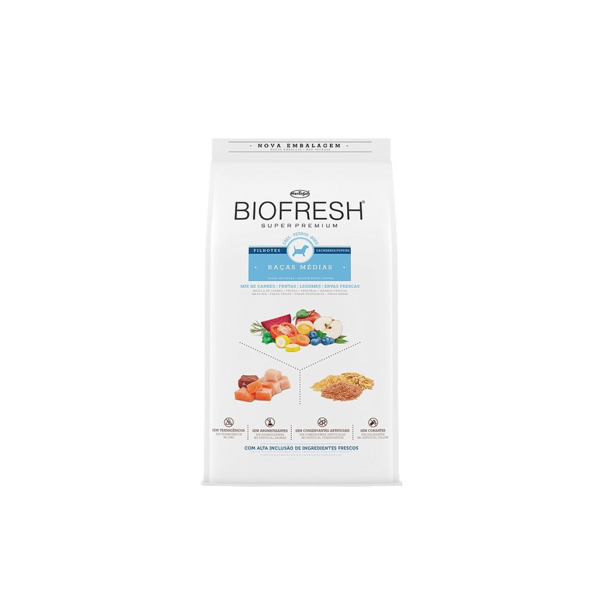 BIOFRESH FILHOTE RAZAS MEDIAS 3 KG 
