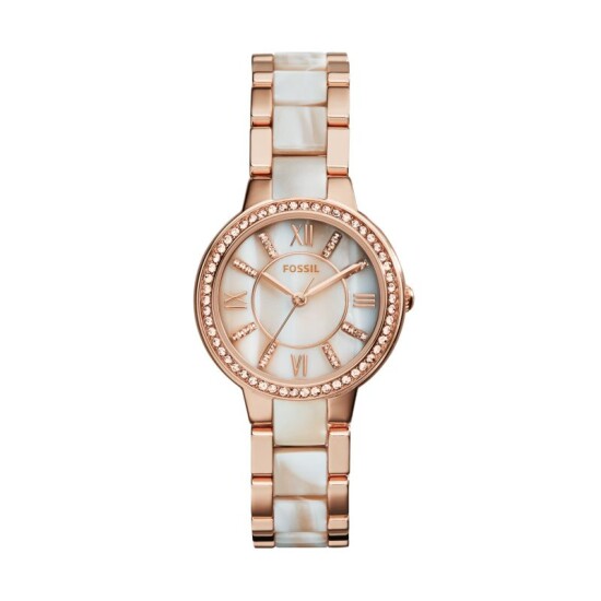 Reloj FOSSIL VIRGINIA Acero Oro Rosa Esfera 30mm 0