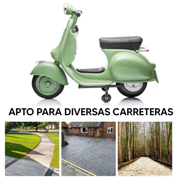 Moto Eléctrica Vespa Para Niños MOTO ELECTRICA VESPA A8820