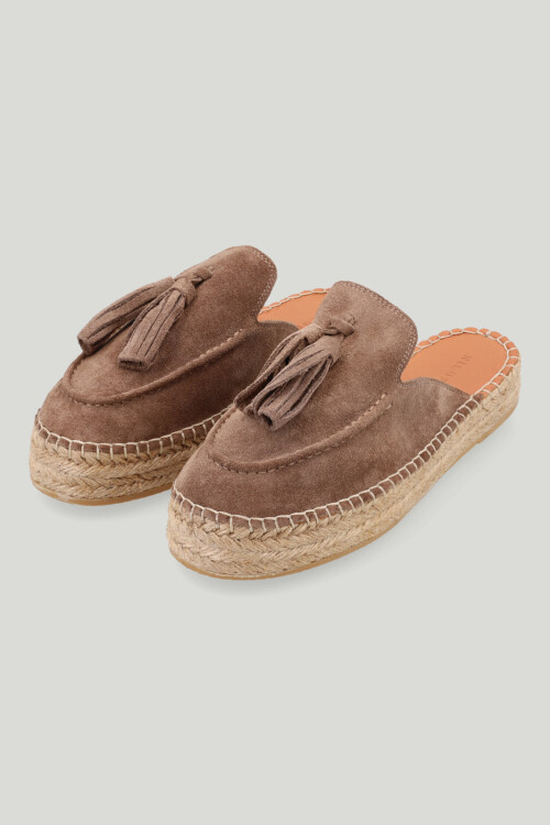 Zapatilla Mouse Gamuza Tostado