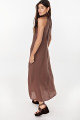 Vestido Lirio Chocolate