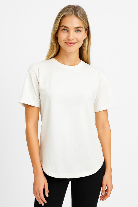 Remera Christalline Marfil / Off White