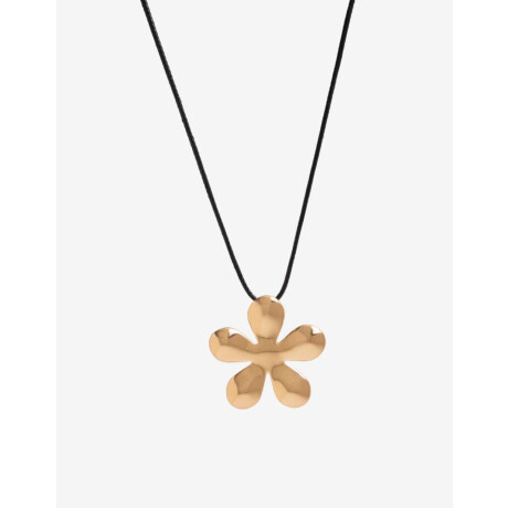 Collar Ajustable Con Dije Bañado En Oro Dorado