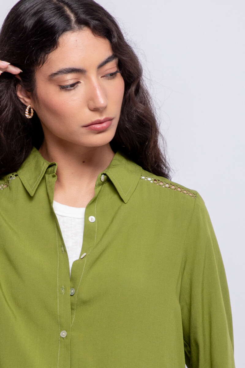 CAMISA JILLEN Verde Palta