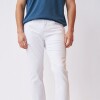 Pantalon Hom.Jean Chup.C/Rot.N+ Blanco