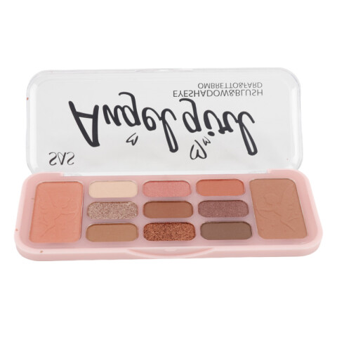 SAS Paleta de sombras y rubor x11 colores, 3 tonalidades. Unica