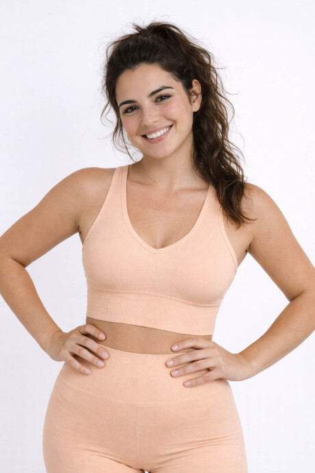 Top Microfibra Fitness Rosado