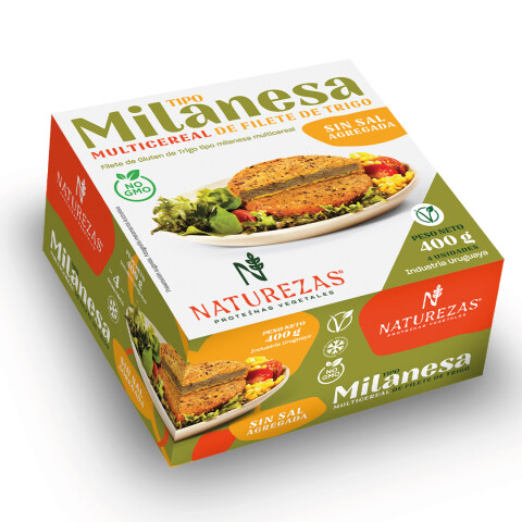 Milanesas Multicereal De Trigo Sin Sal Naturezas 400g Milanesa Multi Trigo S/s Natur