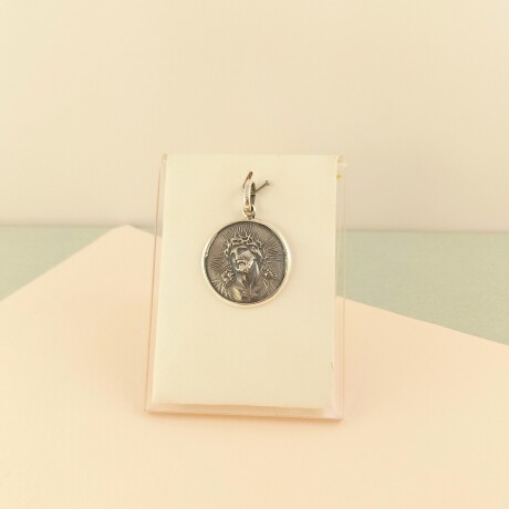 Medalla religiosa de plata 925, ECCE HOMO. Medalla religiosa de plata 925, ECCE HOMO.