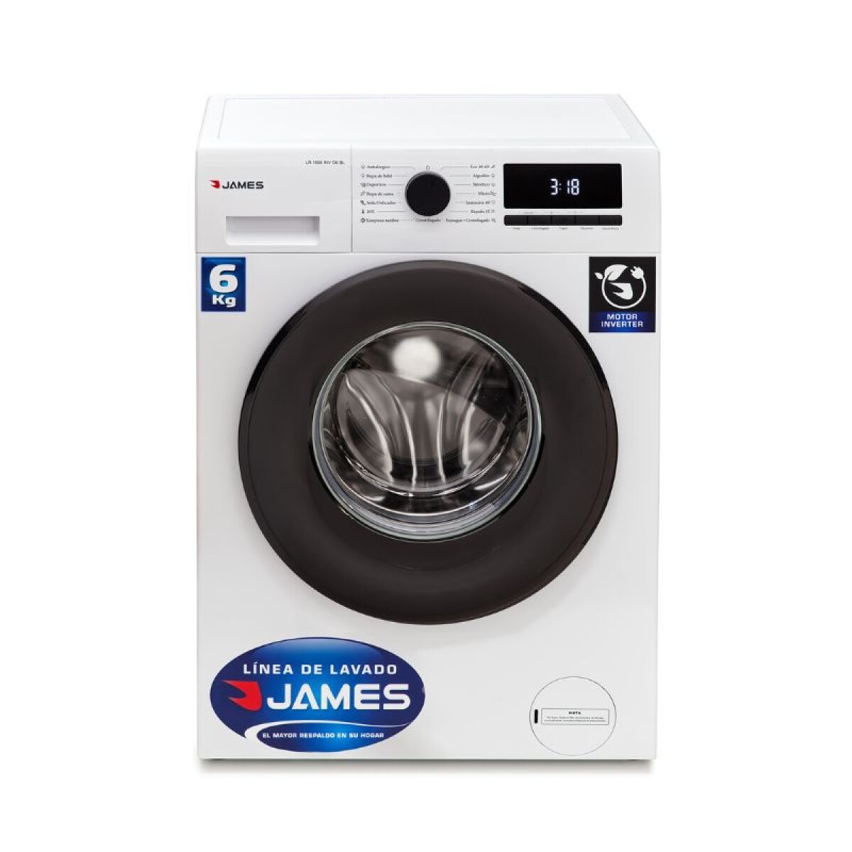 LAVARROPAS JAMES 6KG INVERTER 