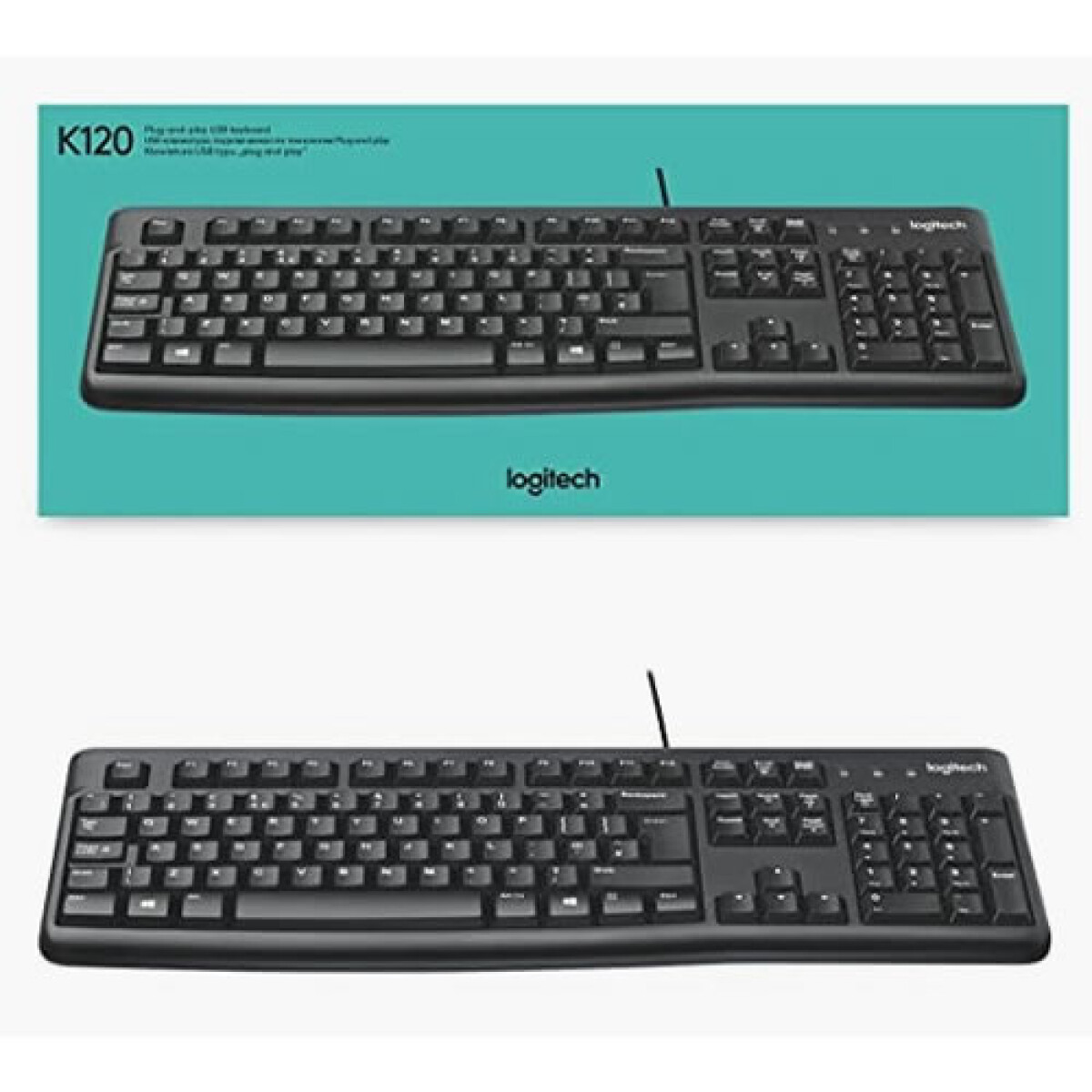 Teclado Logitech K120 Qwerty En Español 