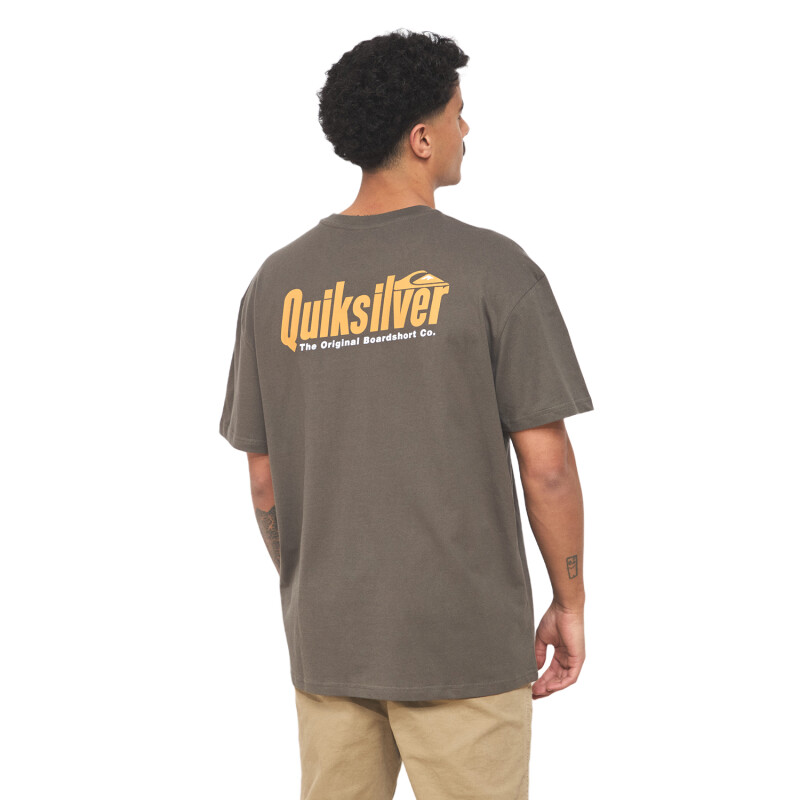 Remera Quiksilver Evo Postcard Fusion - Gris Remera Quiksilver Evo Postcard Fusion - Gris