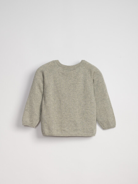 Buzo punto Gris Melange