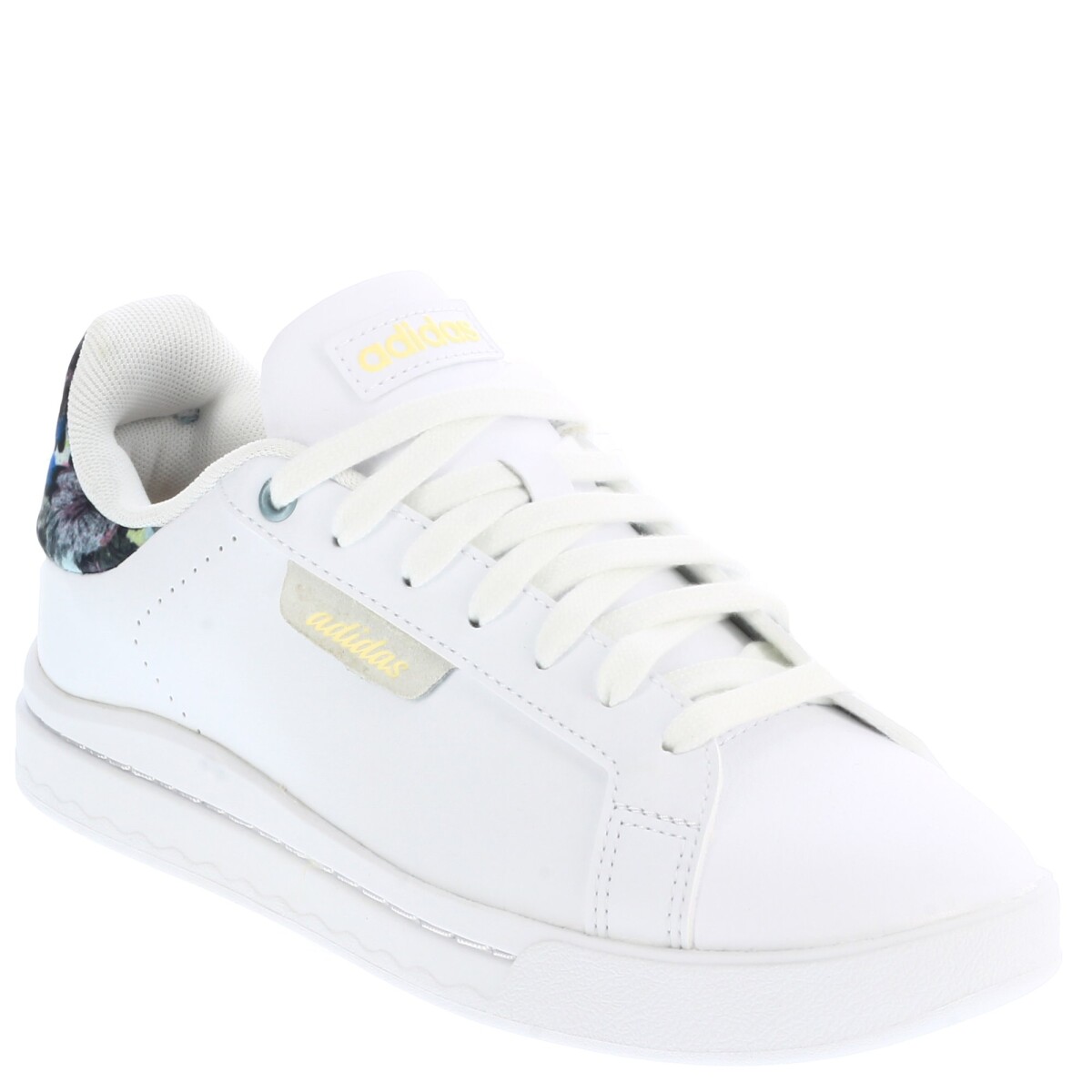 Championes de Mujer Adidas Urban Court Silk - Blanco - Anaranjado - Gris 