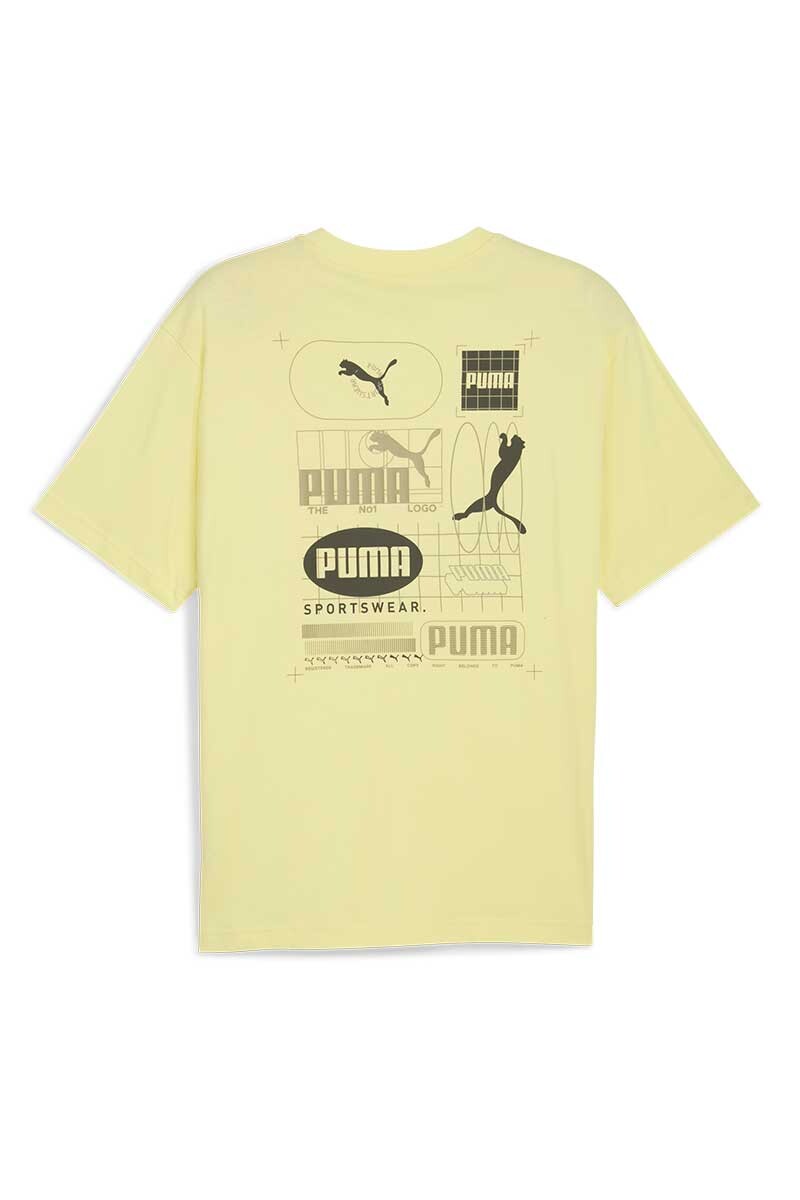REMERA PUMA GRAPHIC Amarillo