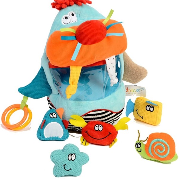 Juego didactico tela Walter la morsa DOLCE Juego didactico tela Walter la morsa DOLCE