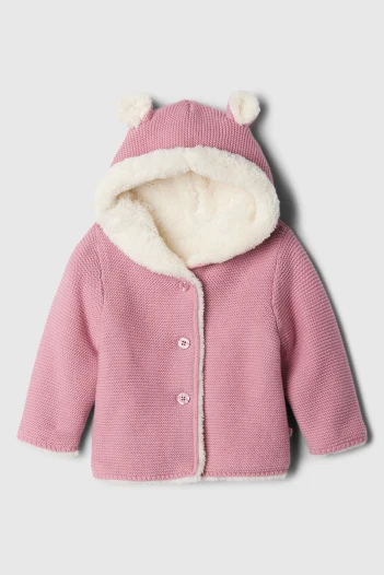 Canguro Con Corderito Con Botones Bebe Lilas Pink 16-1708 Tcx