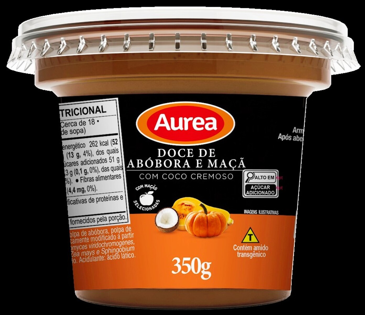MERMELADA AUREA 350G ZAPALLO 