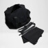 BRODDIE HEATHER GREY MIX MAT TEXTILE BLACK/BLACK