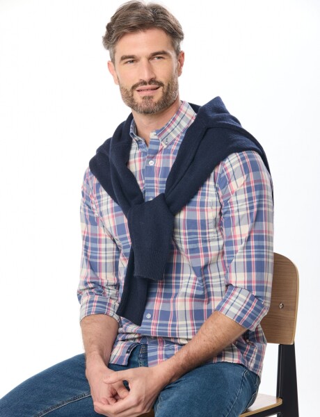 CAMISA A CUADROS Rojo