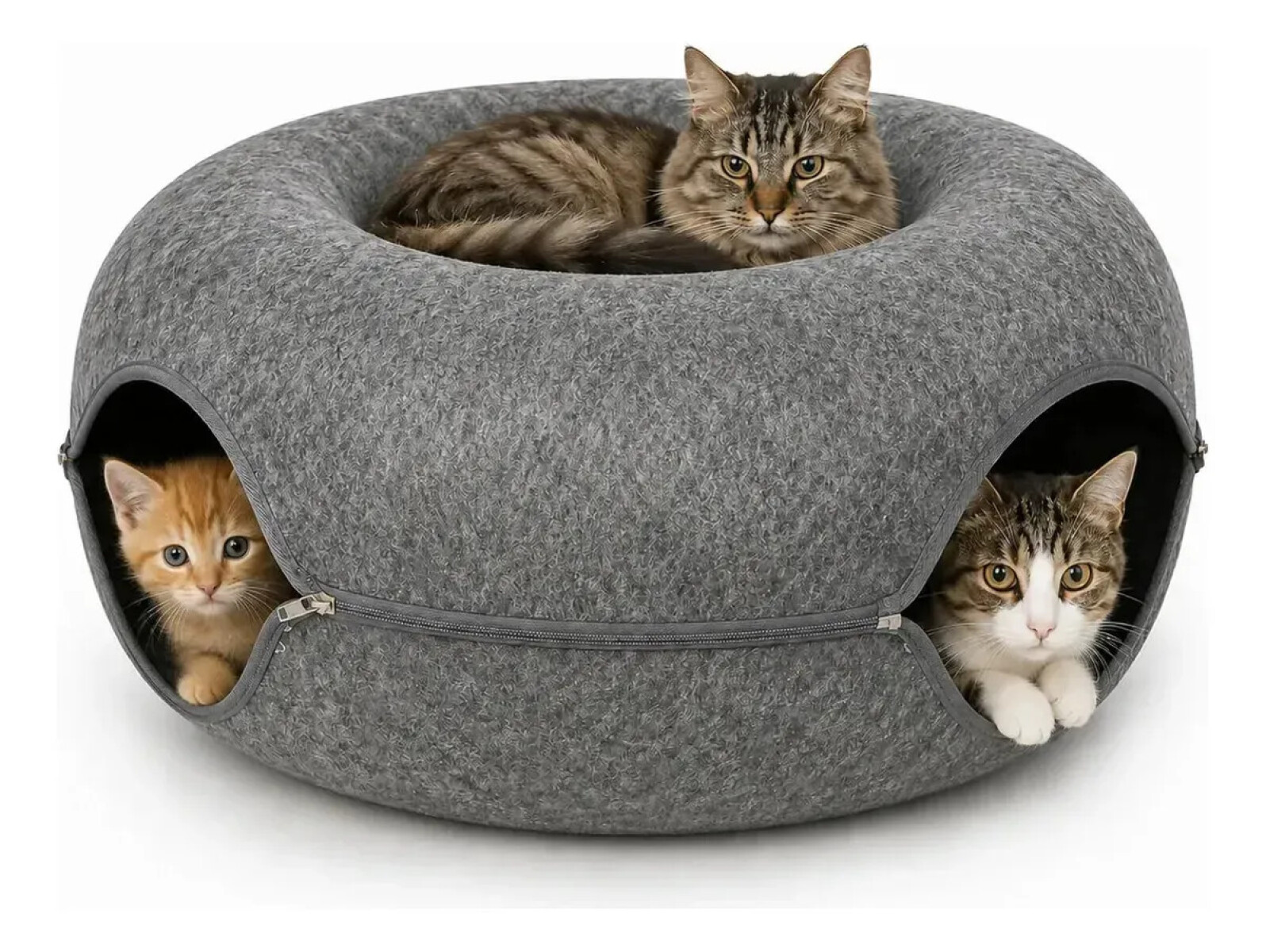 Cama Túnel Dona Grande Para Gatos Y Perros 2 En 1 