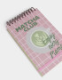 Anotadores Cuadernos y Memos Foodie Memo Anotador "matcha Girly" - Fucsia Claro