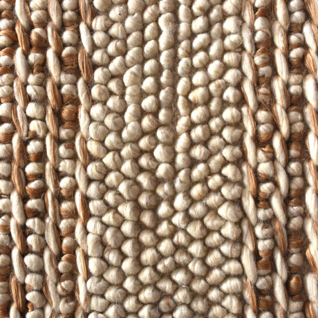 ALFOMBRA NATURAL/BEIGE YUTE Y LANA BRISONNENT