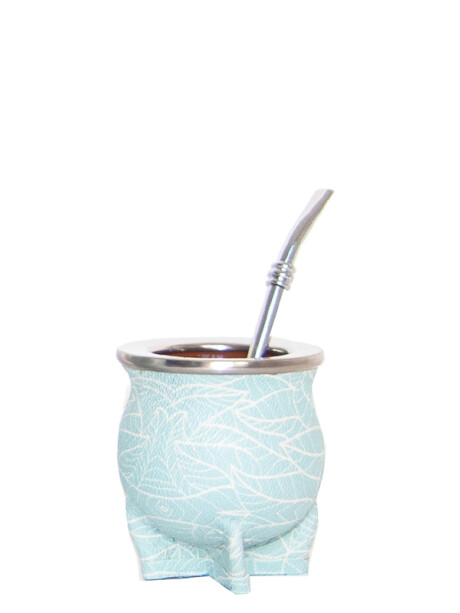 Mate Cerámica con Bombilla Natura
