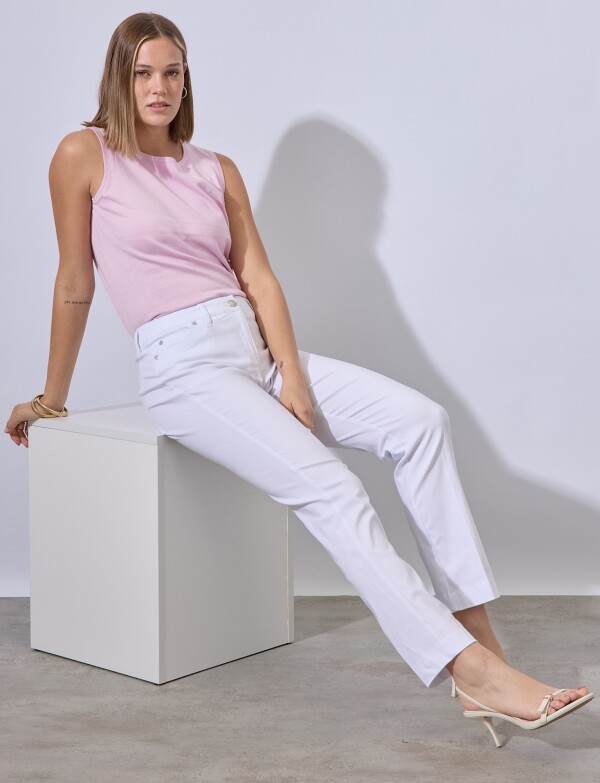 Pantalon Colors BLANCO