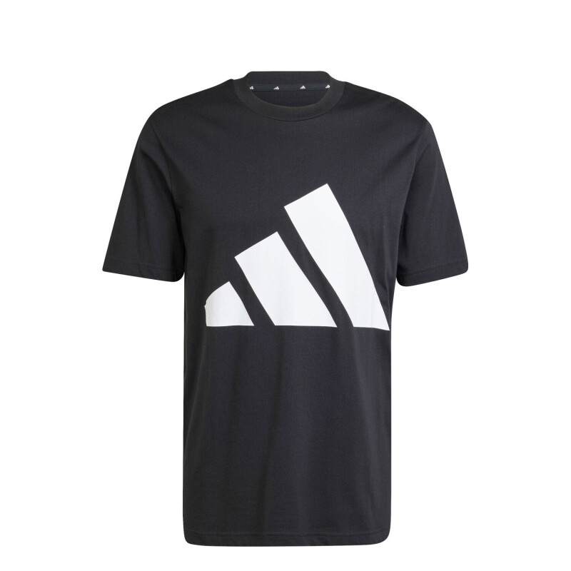 Remera de Hombre Adidas Essentials Logo Negro - Blanco
