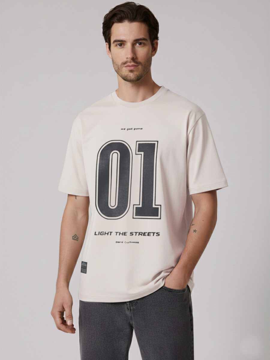 T-SHIRT SHORIA DIXIE - Marfil 