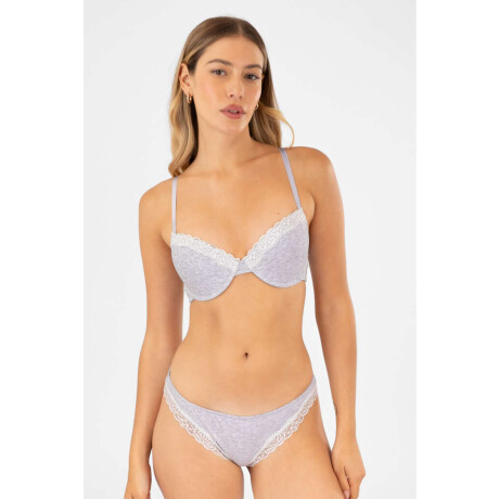 Soutien clematis Gris melange