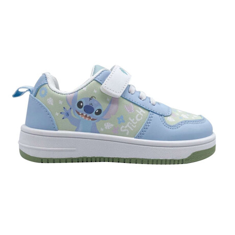 Calzado Deportivo con Cordones Stitch Talle 25-30 celeste