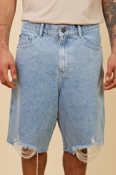 BERMUDA RAGMA RUSTY Azul Claro