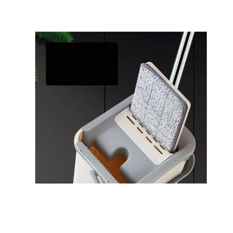 BALDE CON MOPA MICROFIBRA MANGO REGULABLE BALDE CON MOPA MICROFIBRA MANGO REGULABLE