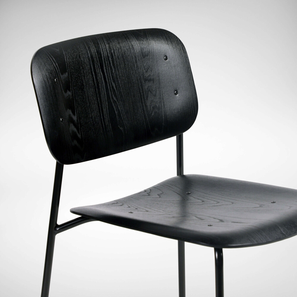 SILLA DE COMEDOR MADERA-Y-METAL NEGRO O´CONOR II