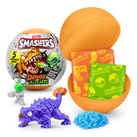 SMASHERS CAPSULA DINO vs ALIENS 001