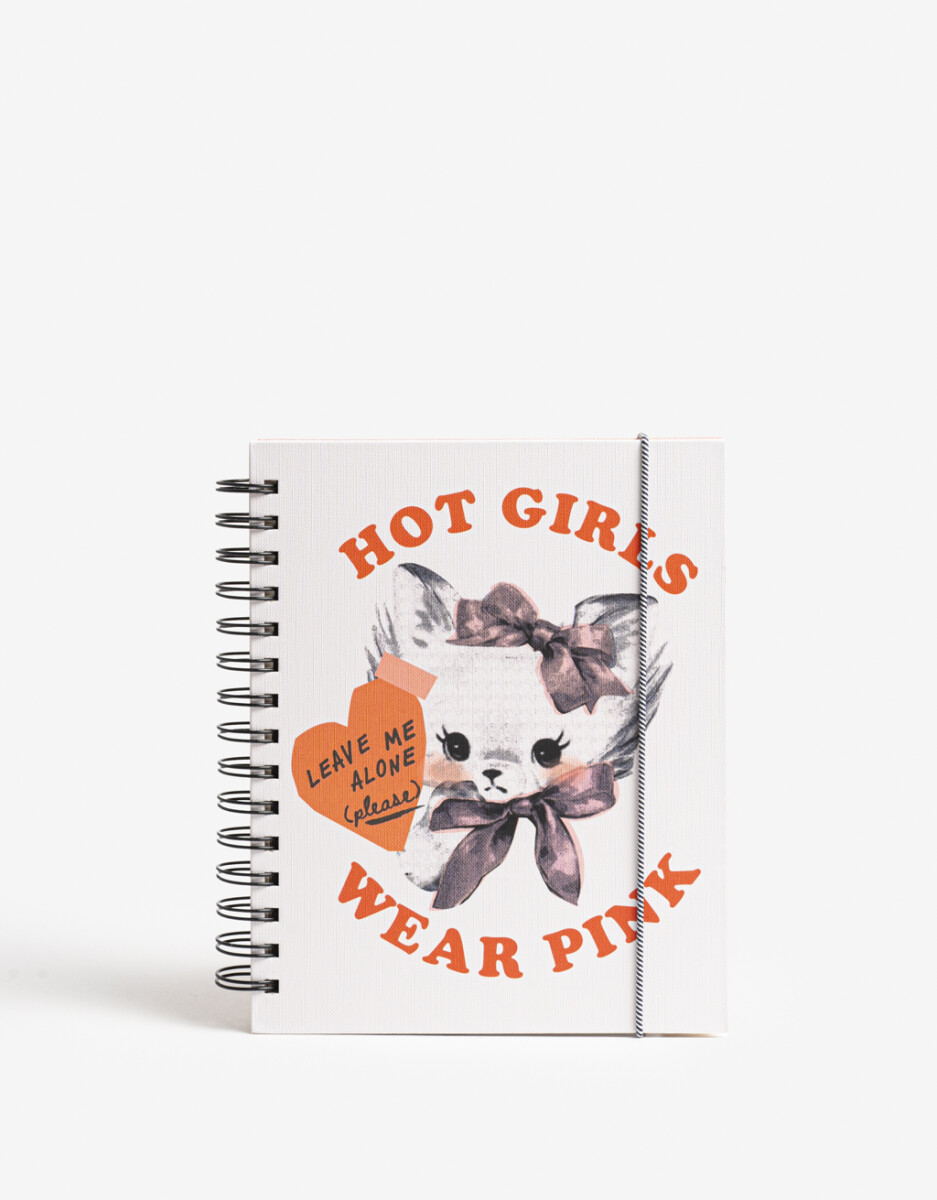 Cuaderno Anillado Estampado 