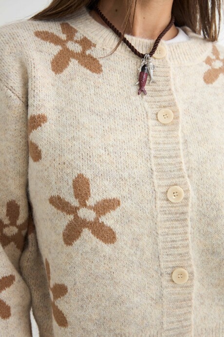 CARDIGAN MARGARITA BEIGE