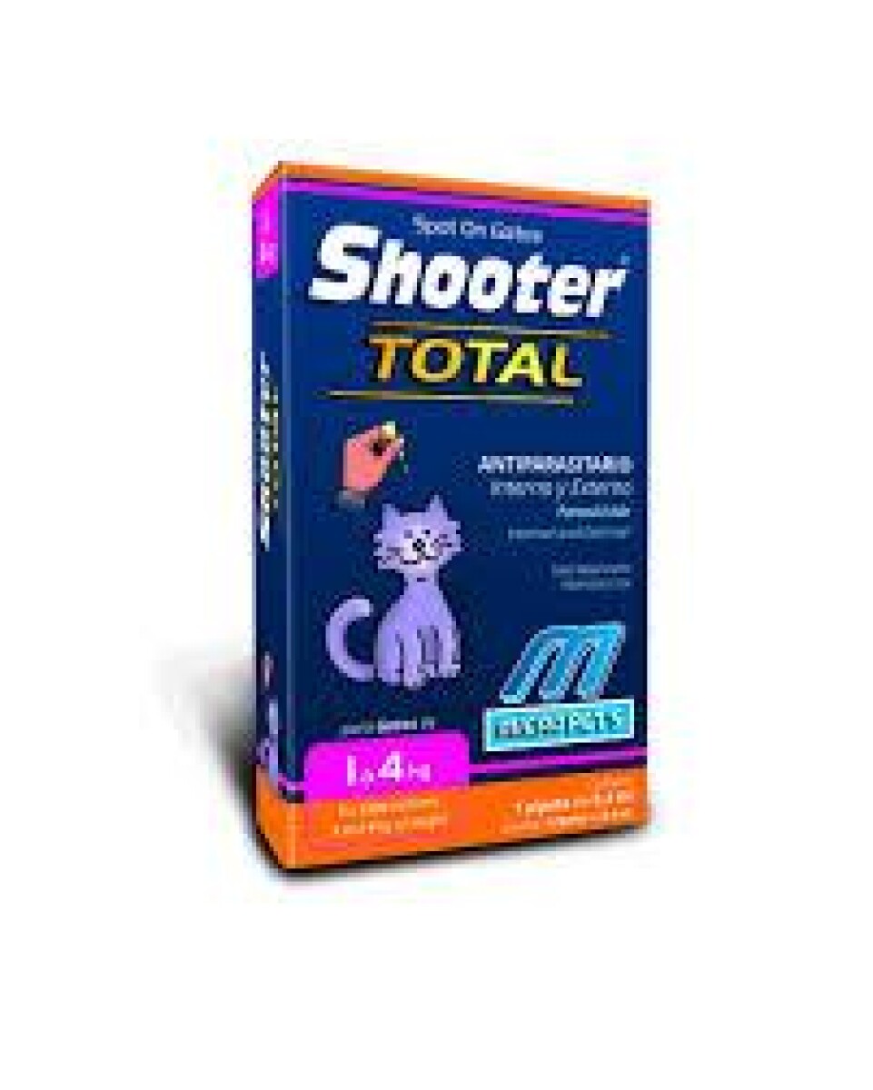 SHOOTER TOTAL GATOS 1-4 KG (0.4 ml) - Shooter Total Gatos 1-4 Kg (0.4 Ml) 