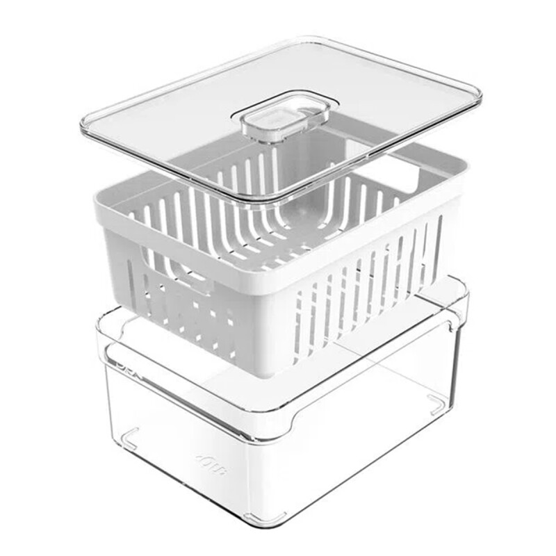 Organizador hermético clear fresh 2,2 lts TRANSLUCIDO