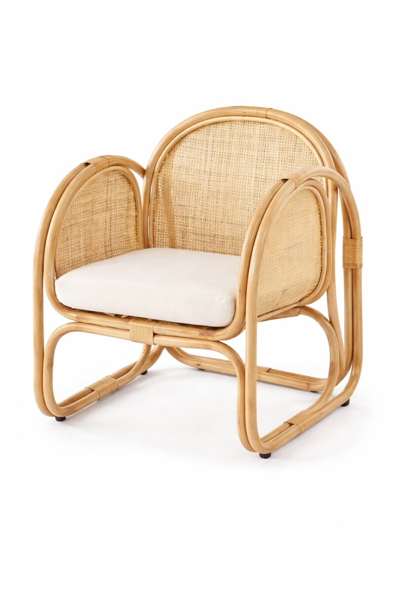 BUTACA CALIFORNIA RATAN - NATURAL 