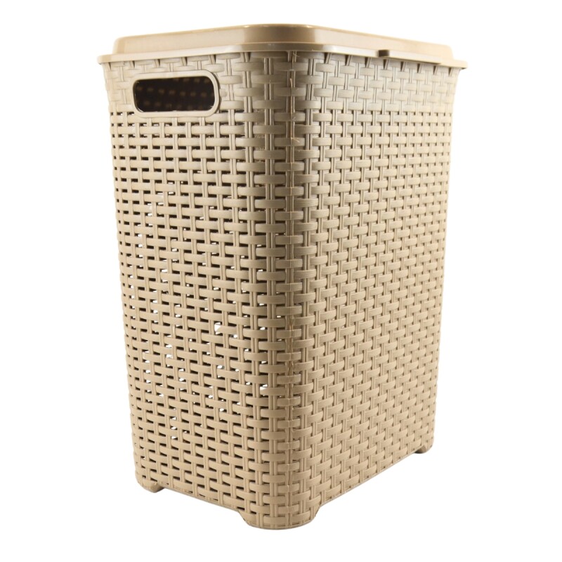 Cesto para ropa 45 lts MARRON CLARO