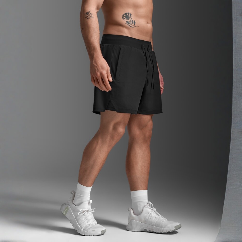 Short Training Motion 2-in-1 5 Inch Short Hombre Black/black