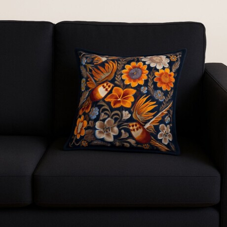 ALMOHADON RAICES AZUL - -