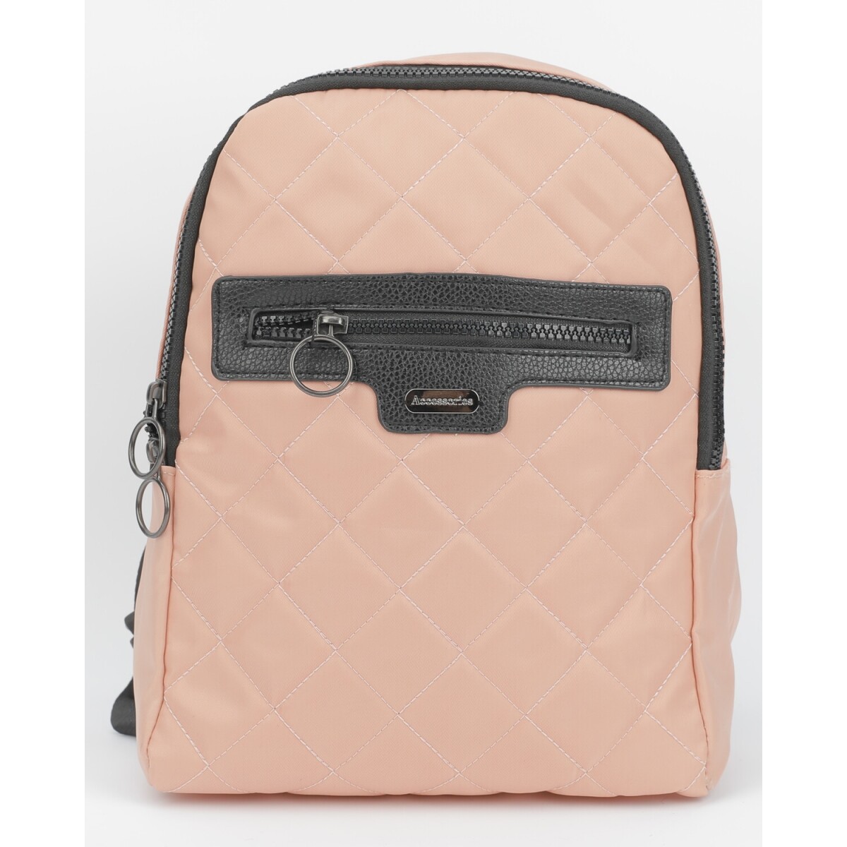 Mochila capitoneada Canva modelo Mykonos - Rosa 