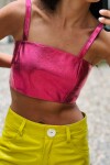 Top Util Galáctico Fucsia