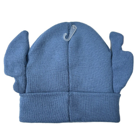 Gorro de Lana Infantil Stitch con Forma Oficial AZUL